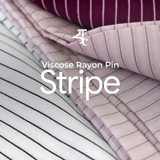 VisRa Crepe Line Pin Stripe